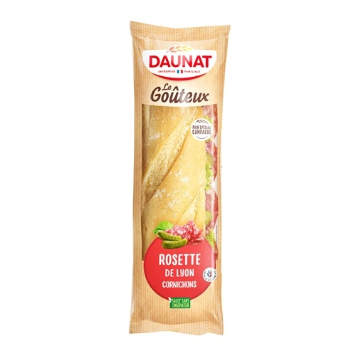 DAUNAT LE GOUTEUX BAGUETTE ROSETTE CORNICHON