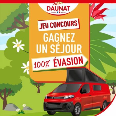 Gagnez un séjour en van avec Daunat