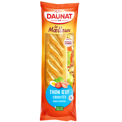 LE MOELLEUX THON OEUF CRUDITES daunat