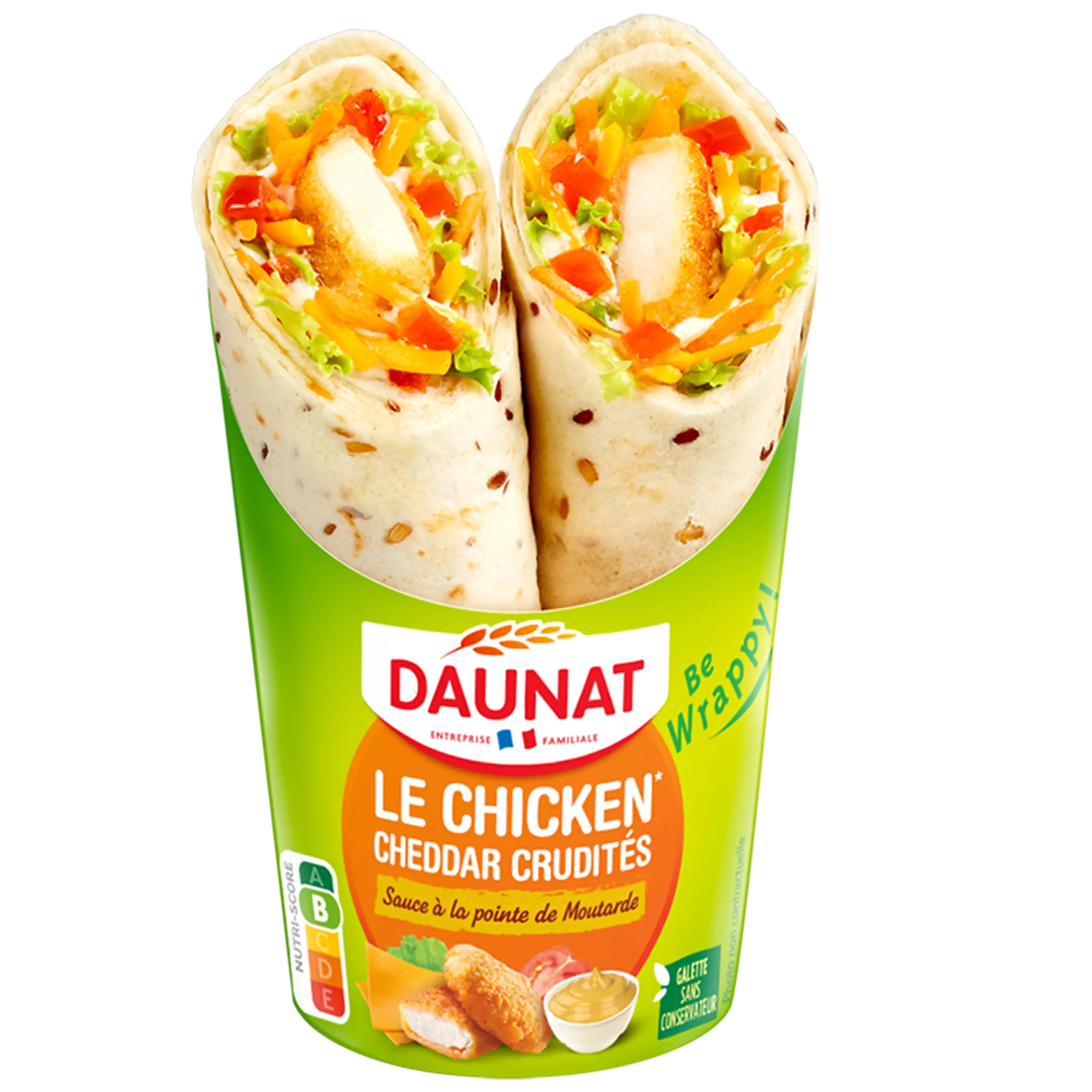 BE WRAPPY Wrap LE CHICKEN poulet 190g