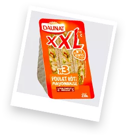 Lancement de la gamme XXL les premiers sandwichs triangles par 3 2008