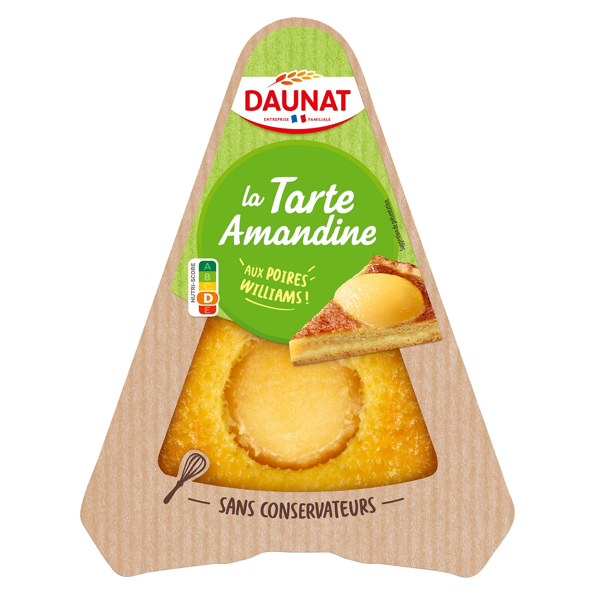 Tarte Amandine aux Poires Williams de Daunat