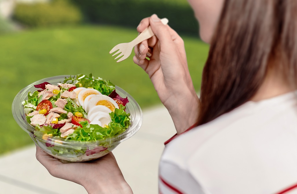 Salade crudités Daunat jambon