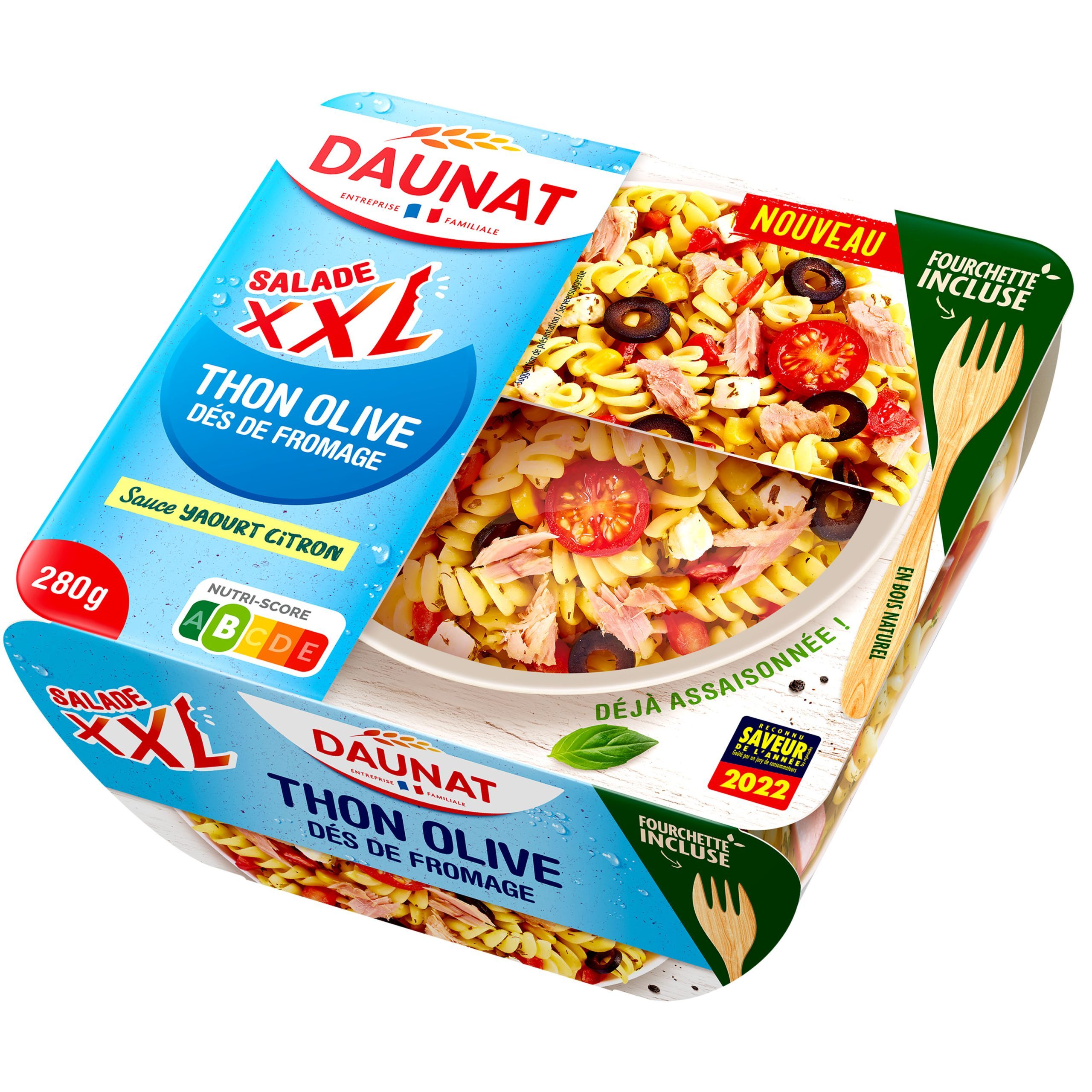 Salade XXL thon olives fromages