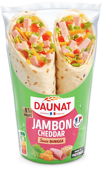 Wraps Jambon Cheddar Daunat
