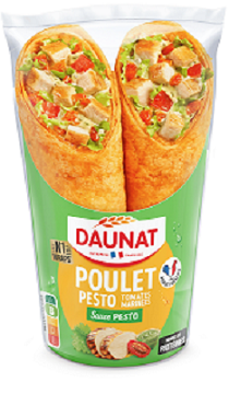 Wraps Poulet Pesto Daunat