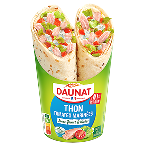 Wraps thon et tomate de chez Daunat