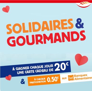 Jeu Solidaires & gourmands Daunat