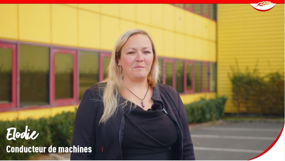 Elodie conducteur de machines chez Daunat