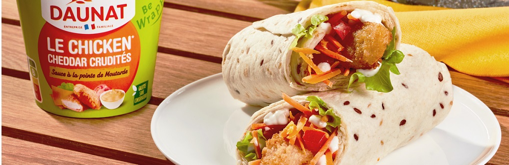 Le wrap chicken un incontournable des wraps Daunat