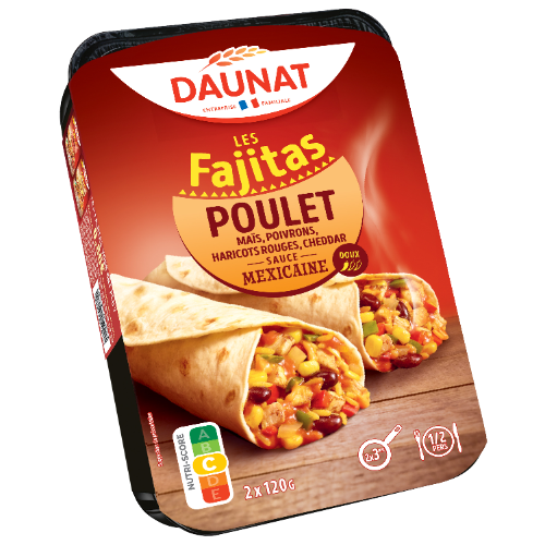 8641 FAJITAS POULET SAUCE MEXICAINE 2x120G 3367651009613 OCT24 500x500
