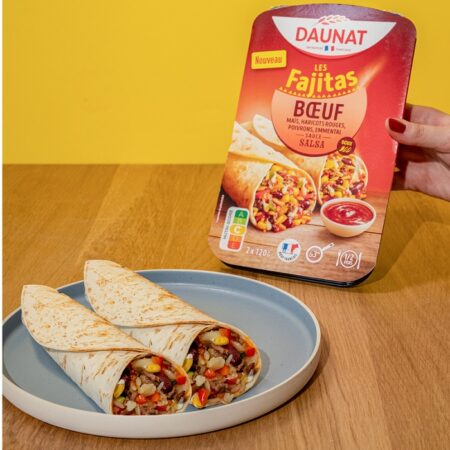 Les fajitas de chez Daunat à retrouver au rayon traiteur