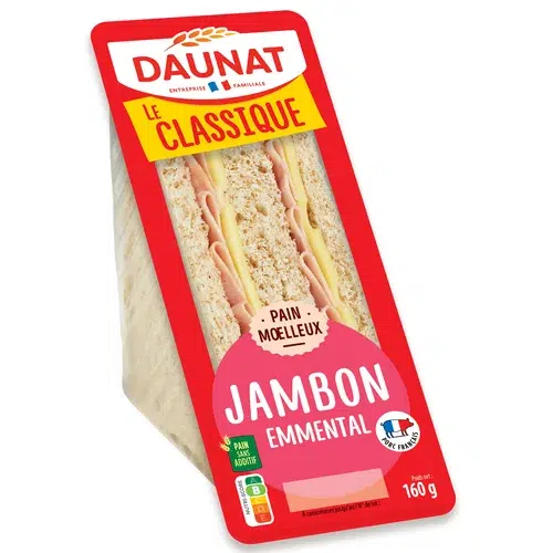 LE CLUB CLASSIQUE JAMBON EMMENTAL 160g 367651000061