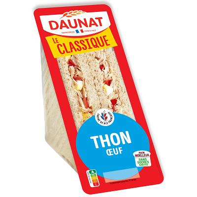 LE CLUB CLASSIQUE THON OEUF 160G DAUNAT