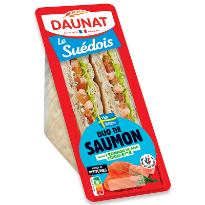 LE SUEDOIS DUO DE SAUMON 135G DAUNAT