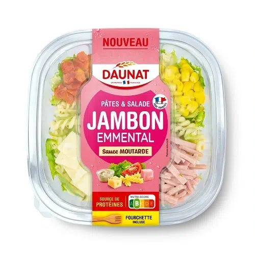 SALADE PATES GOURMANDES JAMBON EMMENTAL