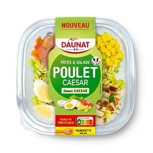 SALADE PATES GOURMANDES POULET CAESAR