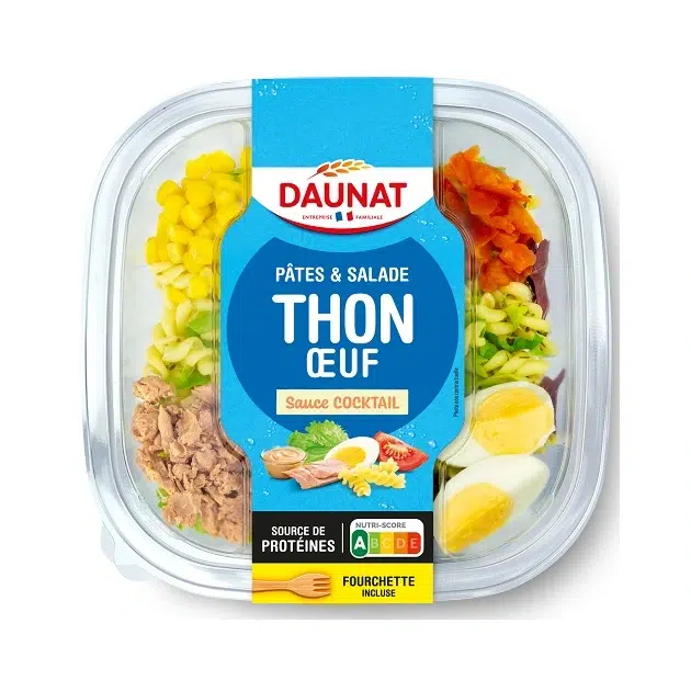SALADE PATES GOURMANDES THON OEUF 250G