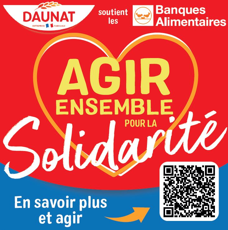 Daunat agit pour la solidarité alimentaire