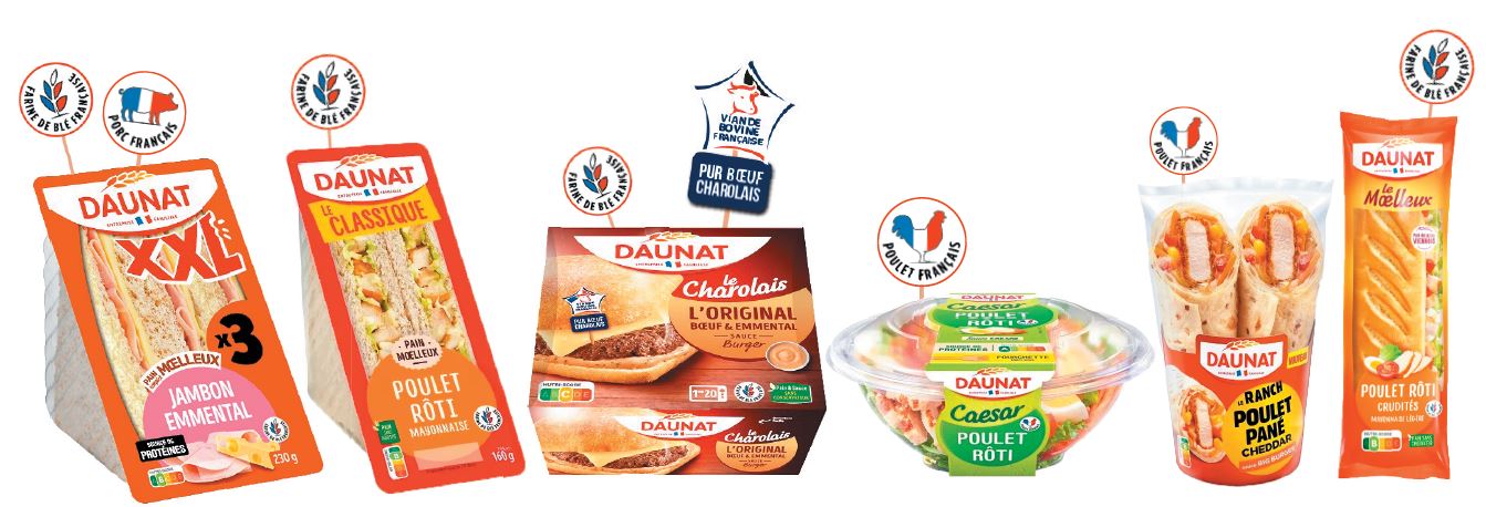 L'origine France dans les produits Daunat