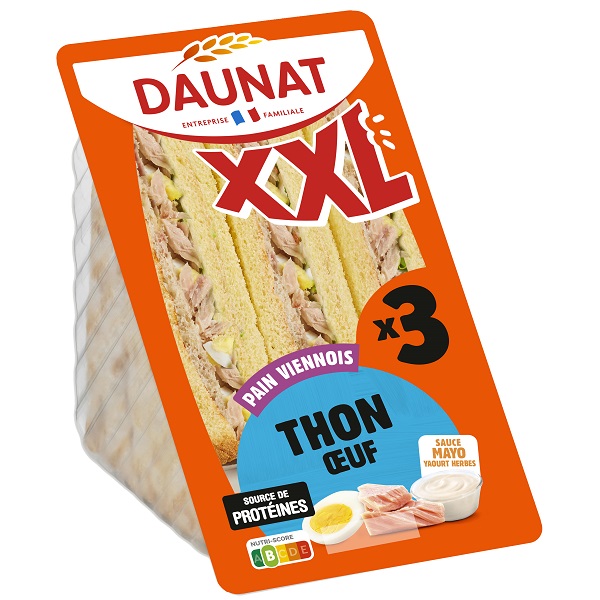 TRIANGLE XXL VIENNOIS Daunat THON OEUF
