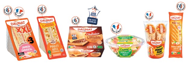 L'Origine France dans les recettes Daunat
