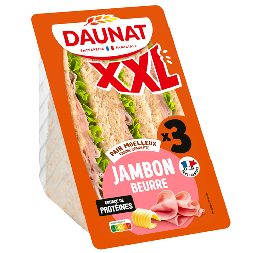 TRIANGLE XXL JAMBON BEURRE 230G