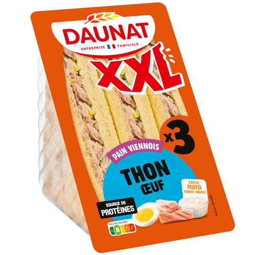 TRIANGLE XXL VIENNOIS THON OEUF 230G